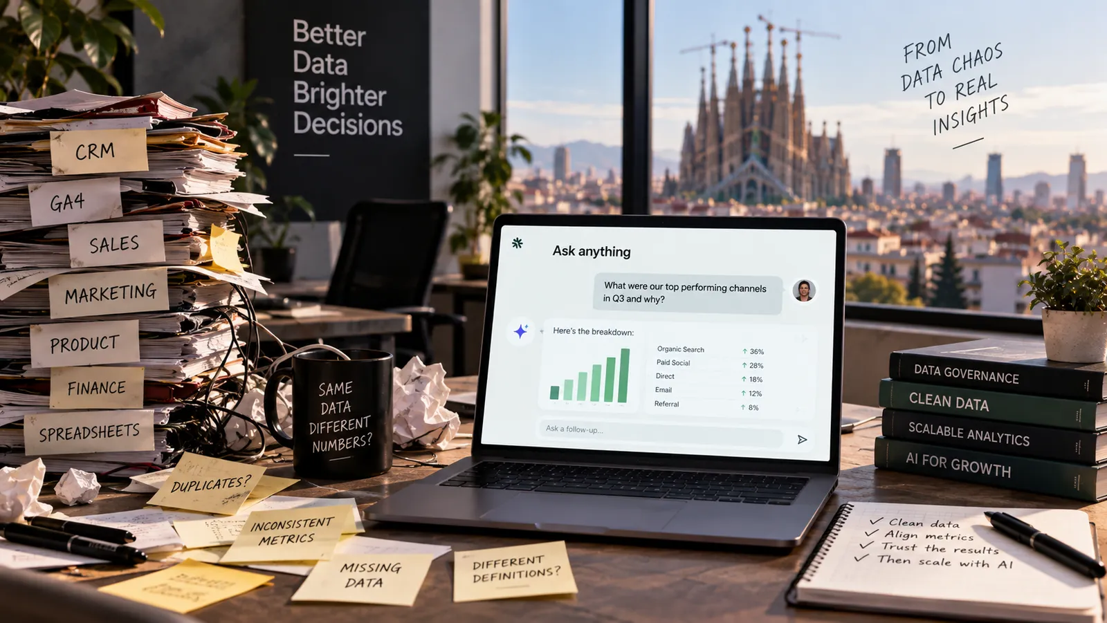 The AI layer is the easy part. Fixing your data mess is something else